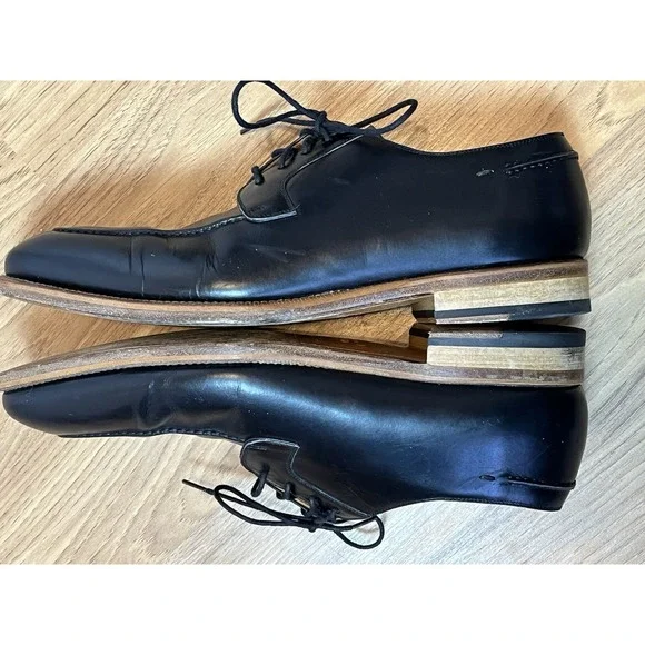 Magnanni Men's Shoes Size 9.5 Split Toe Black Leather Dress Shoes 14809 - Picture 9 of 9